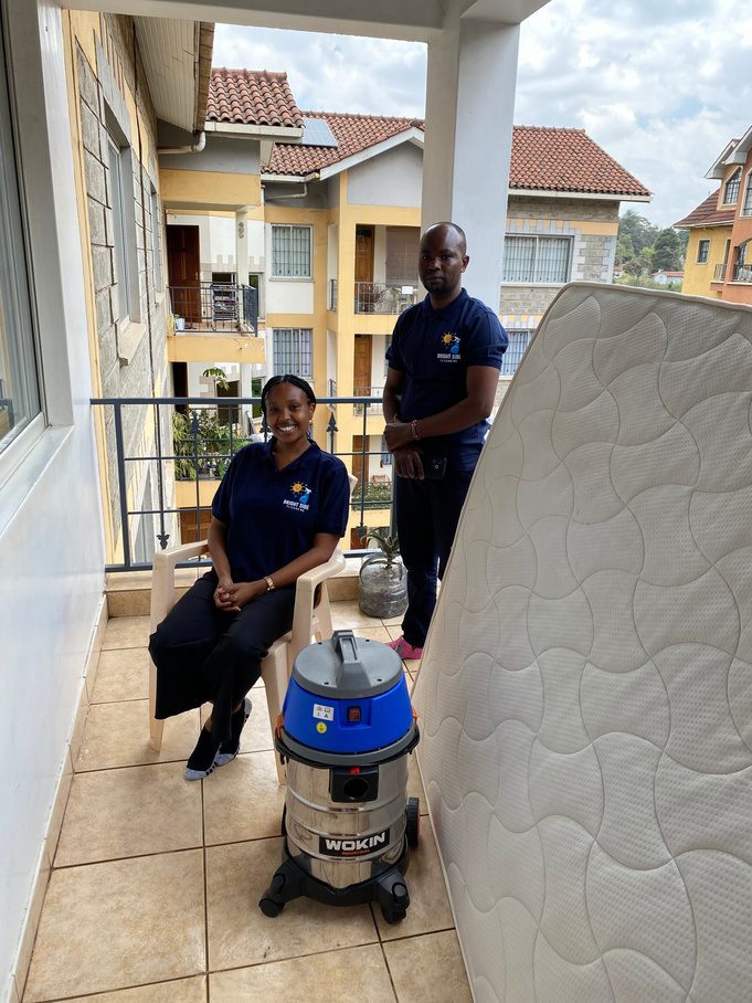 Residential apartment common area cleaning